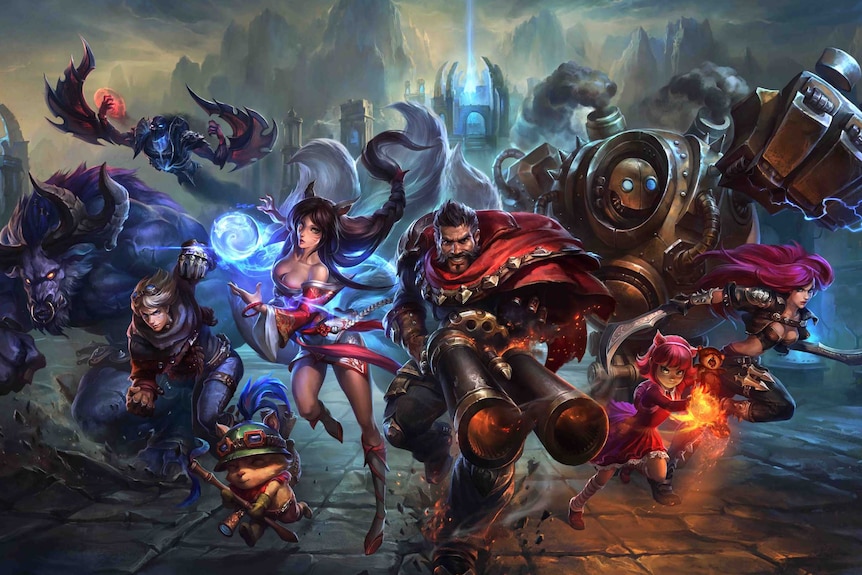 Artwork for Riot Games' League of Legends online video game.