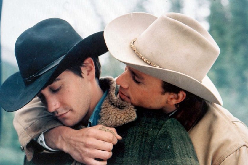 Heath Ledger and Jake Gyllenhaal in Brokeback Mountain