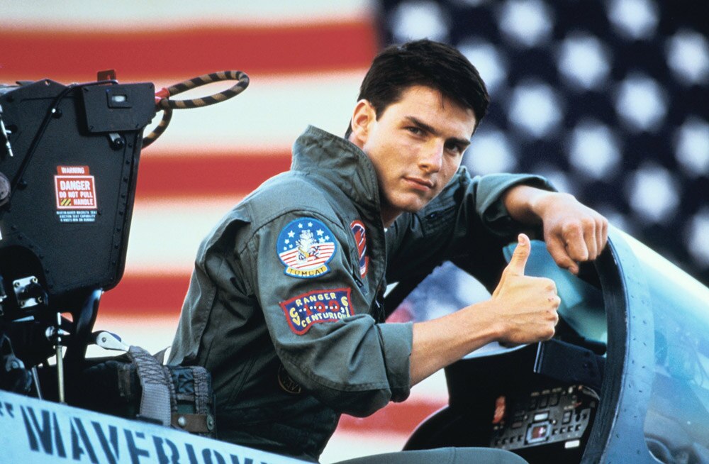 Tom Cruise in Top Gun