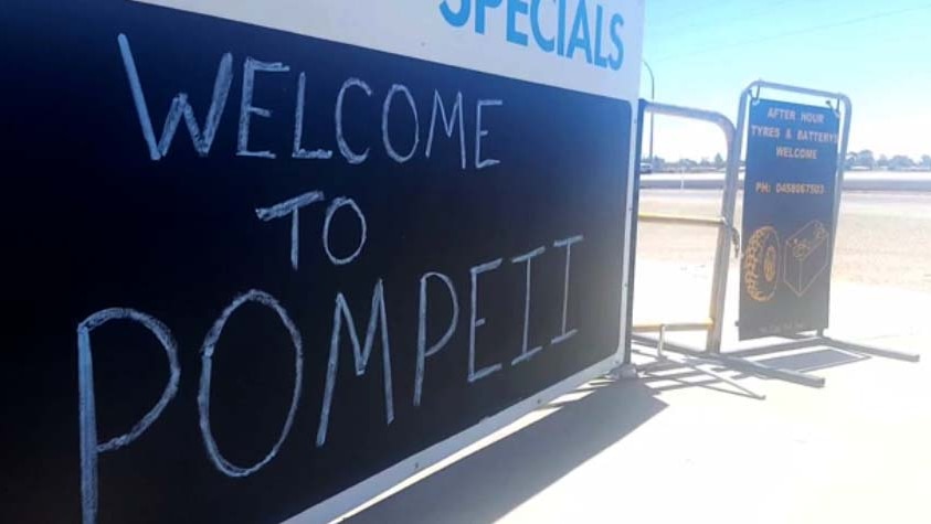Port Augusta becomes Pompeii