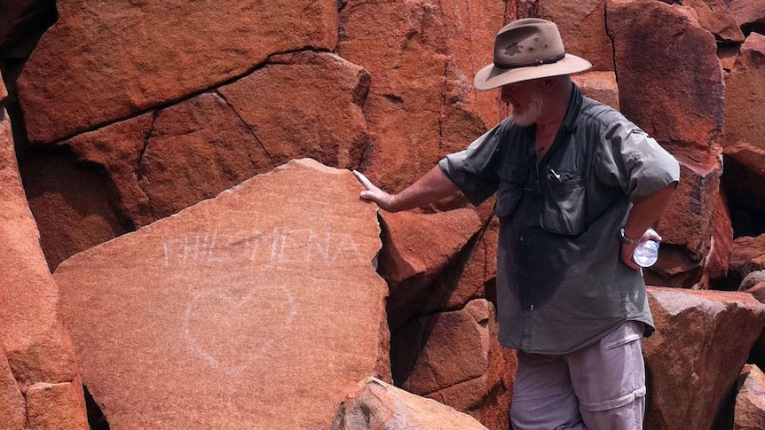 Graffiti at Burrup