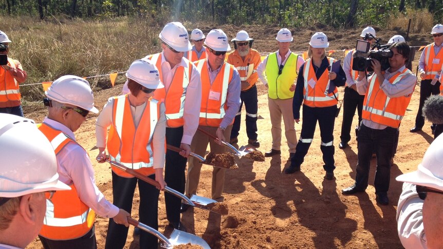 Gillard digs in to mark start of Inpex gas plant work