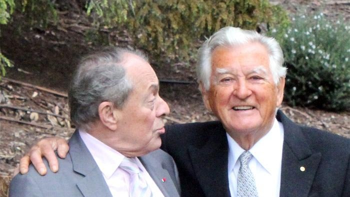 Bob Hawke (right) and Michel Rocard 'destroyed' Antarctica's mining treaty in 1991.