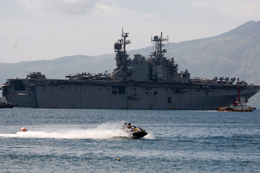 澳大利亚和美国军舰仍定期停靠具有重要战略意义的菲律宾苏比克湾。