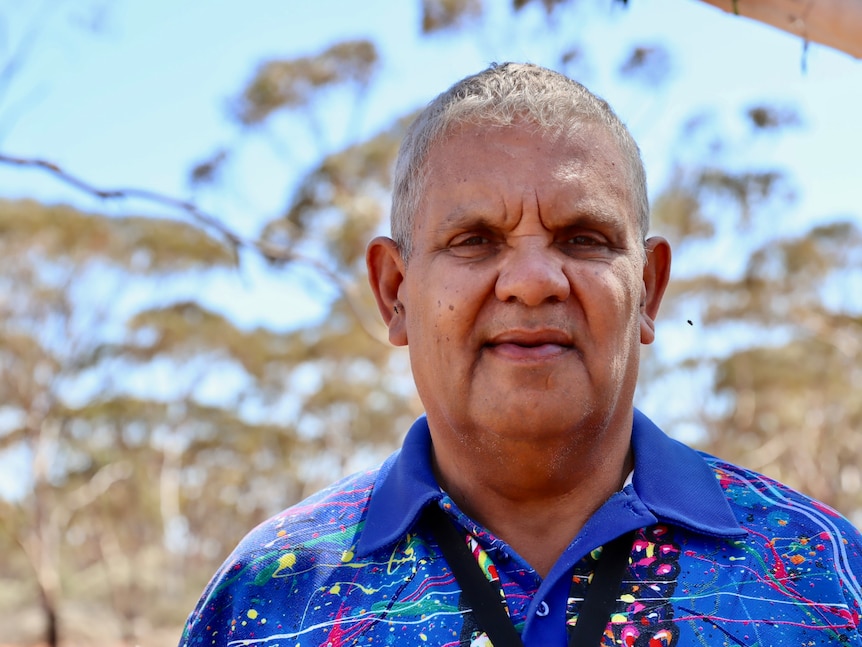portrait of middle-aged Indigenous man