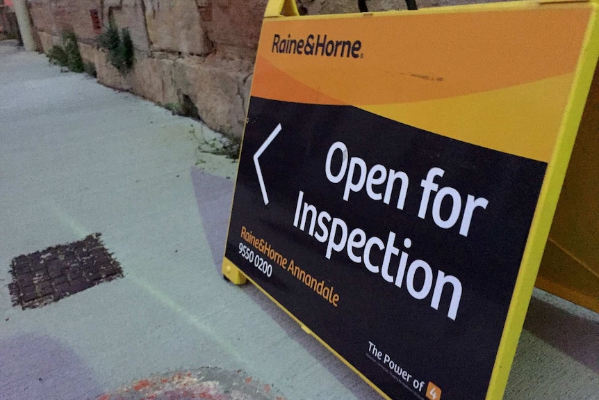 A Open for Inspection sign