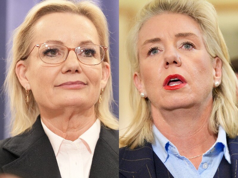 A composite image of Sussan Ley Bridget McKenzie.