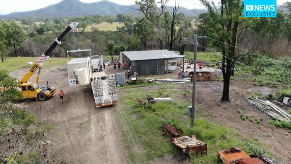 Converted shipping containers become home for bushfire survivors - ABC News