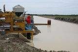 The Storrier's new water pump is nearly up and running