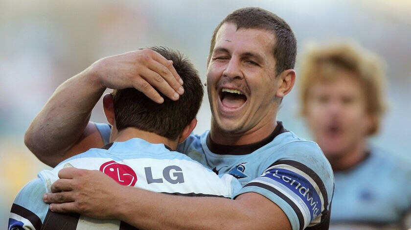 Greg Bird congratulates Isaac De Gois