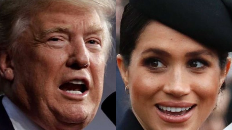 Donald Trump and Meghan Markle