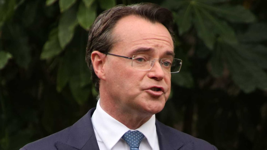 Victorian Liberal leader Michael O'Brien speaks at a press conference on August 25, 2020.