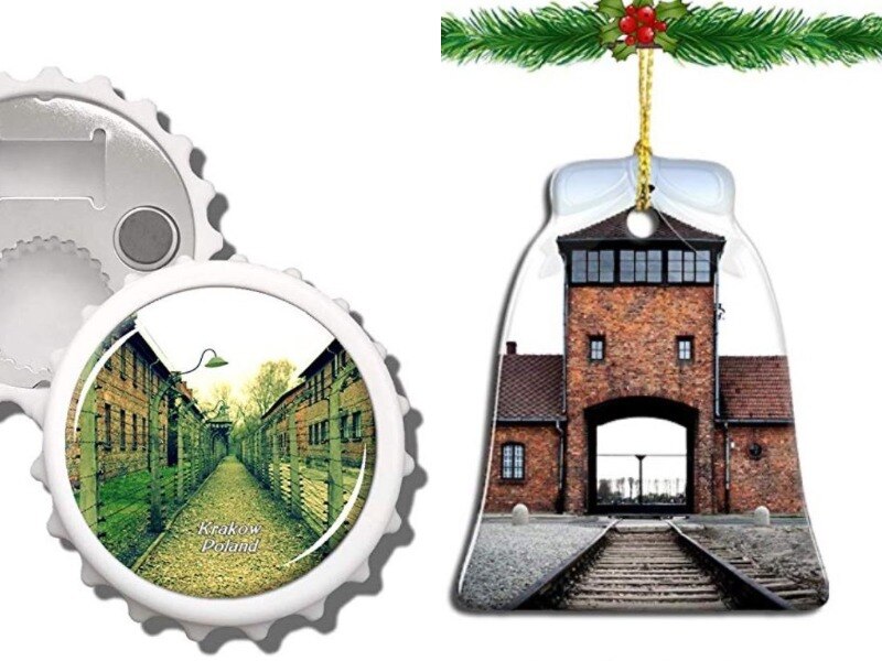 Amazon pulls Auschwitzthemed Christmas tree decorations and bottle(01)
