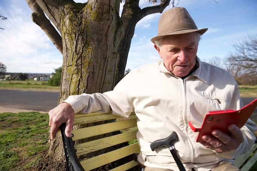 Tech-savvy 90-year-old Joseph Lenehan