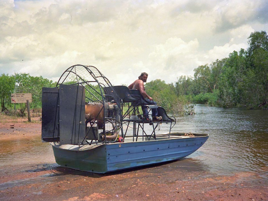 Junior's grandfather at Magela Crossing