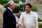Philippines President Rodrigo Duterte and Malaysia's Prime Minister Najib Razak
