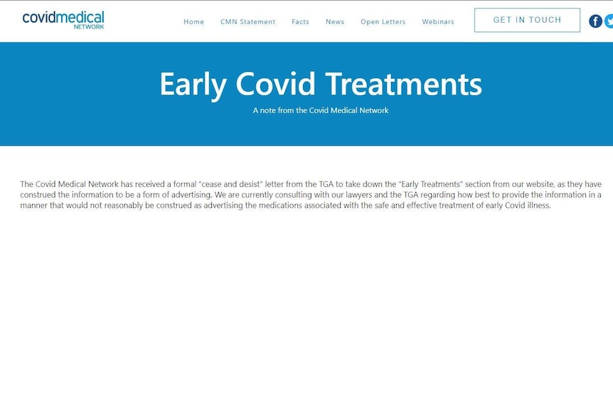 Covid Medical Network screenshot