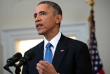US president Barack Obama announces a shift in policy toward Cuba in Washington, December 17, 2014