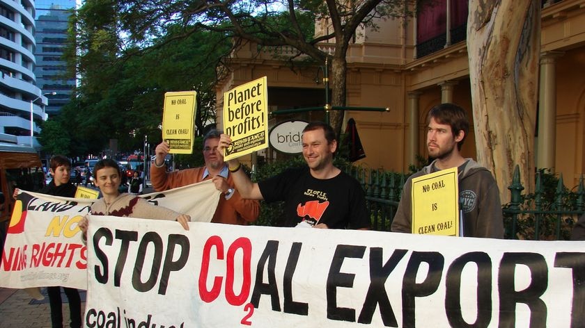 Protesters say it has been proven that the coal industry is fuelling climate change.