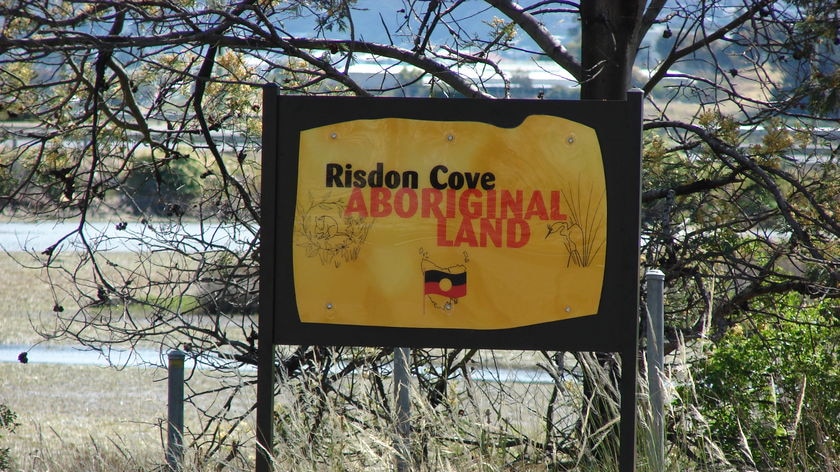 Risdon Cove Aboriginal sign Tasmania