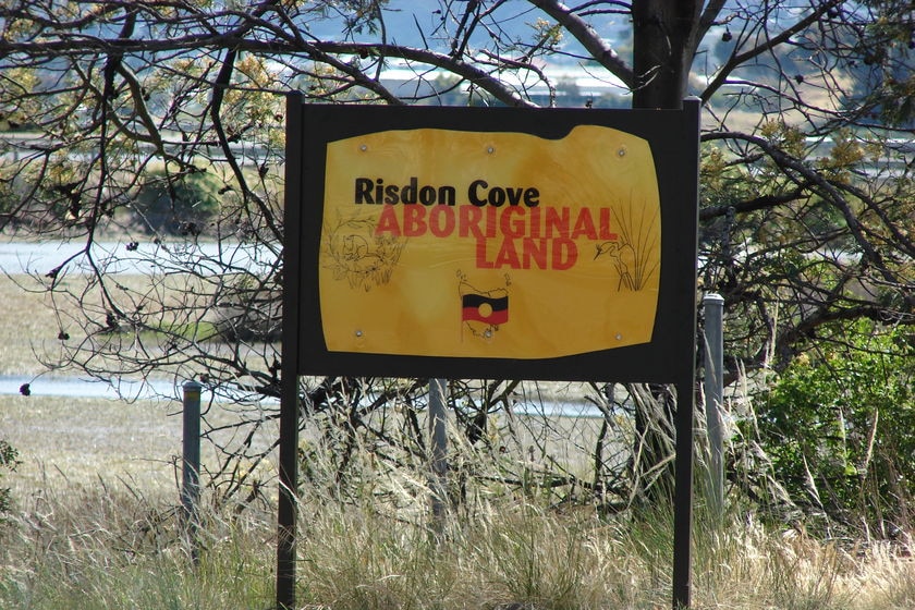 Risdon Cove Aboriginal sign Tasmania