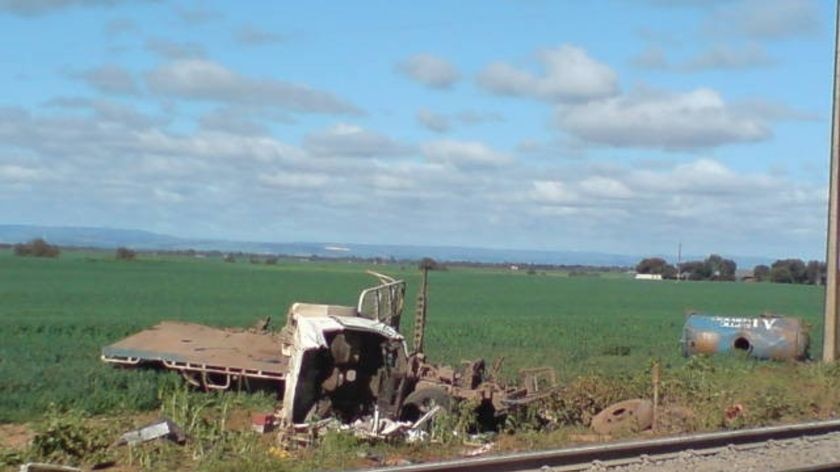 The Ghan and a truck collide near Two Wells