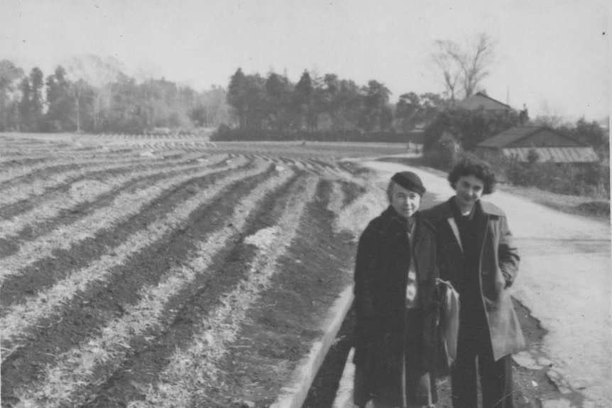 Beate Sirota in Japan during the American occupation.