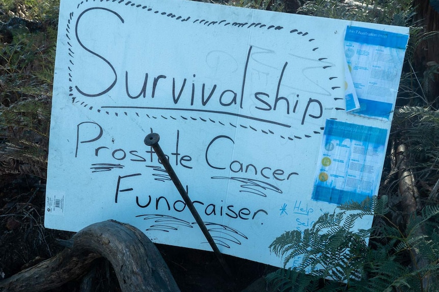 A sign in the bush declares Survivalship