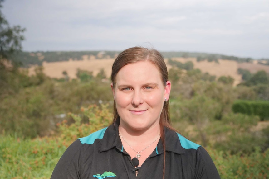 Leschenault Biosecurity Group's Julie Chapman is standing in the Ferguson Valley in WA's South West
