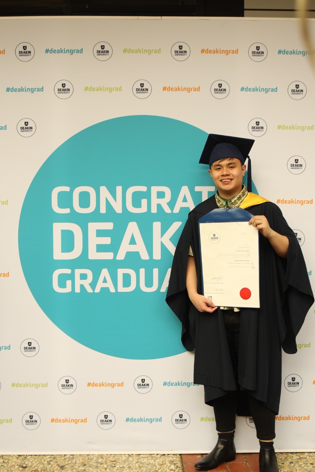 Ryan hendricks Deakin