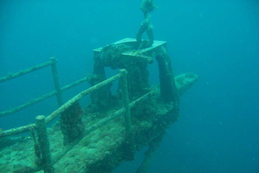 HMAS Hobart diving wreck