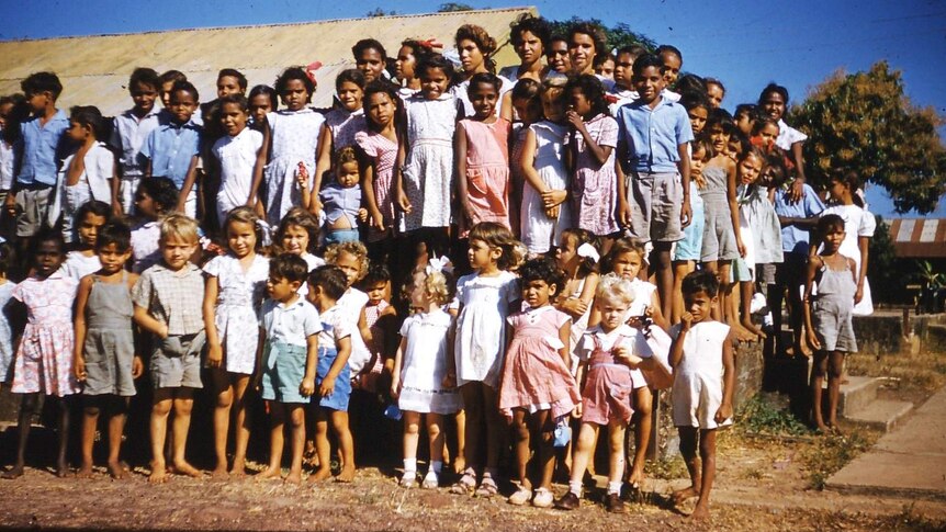 Group photograph of children at the Retta Dixon home