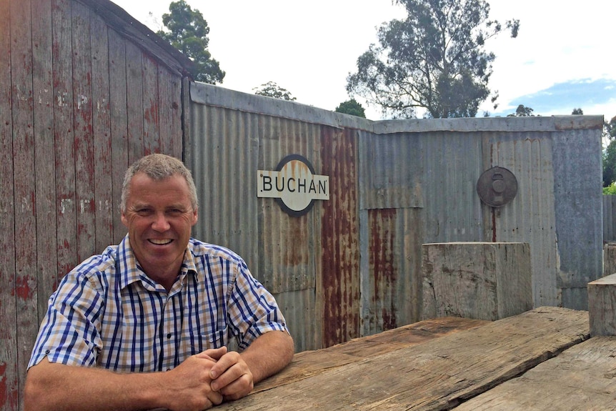 Buchan Caves Hotel publican Greg Brick can't wait to have his first beer at the rebuilt pub.