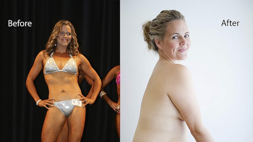 Taryn Brumfitt's before and after photographs