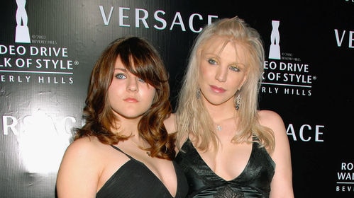 Courtney Love and her daughter Frances Bean Cobain