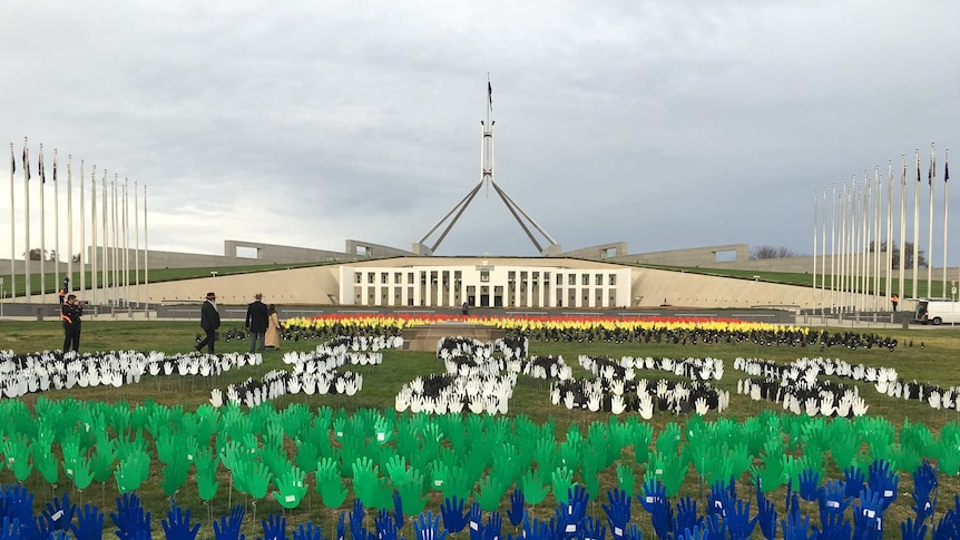 Sea of hands