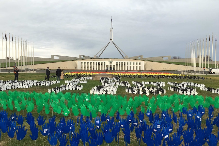 Sea of hands