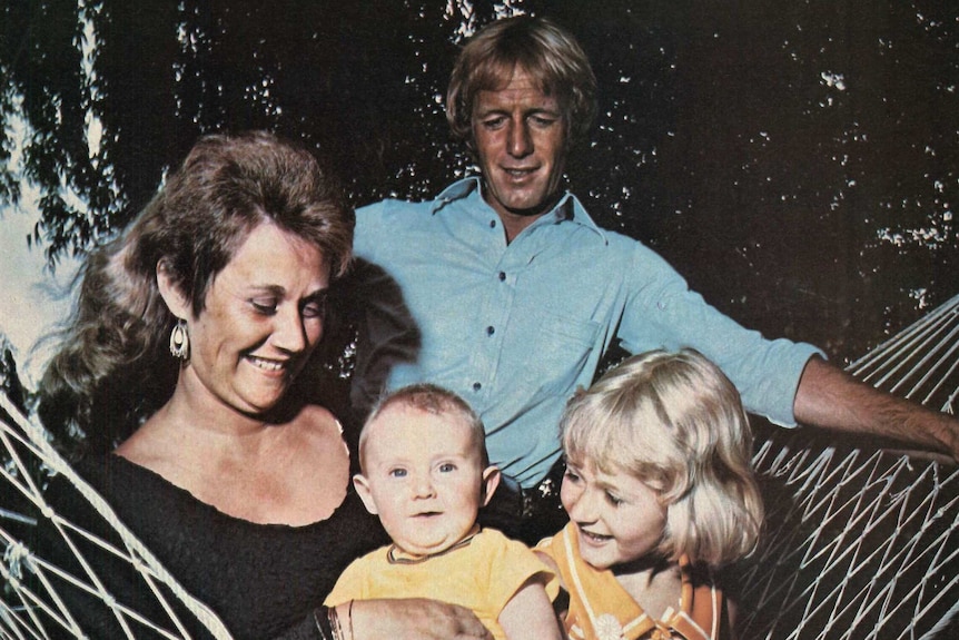 Old photo of the Hogan family