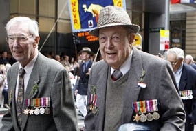 Veterans march in the Anzac Day parade in Sydney, 2008. (File image: Reuters)
