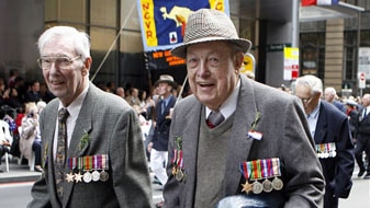 Veterans march in the Anzac Day parade in Sydney, 2008. (File image: Reuters)
