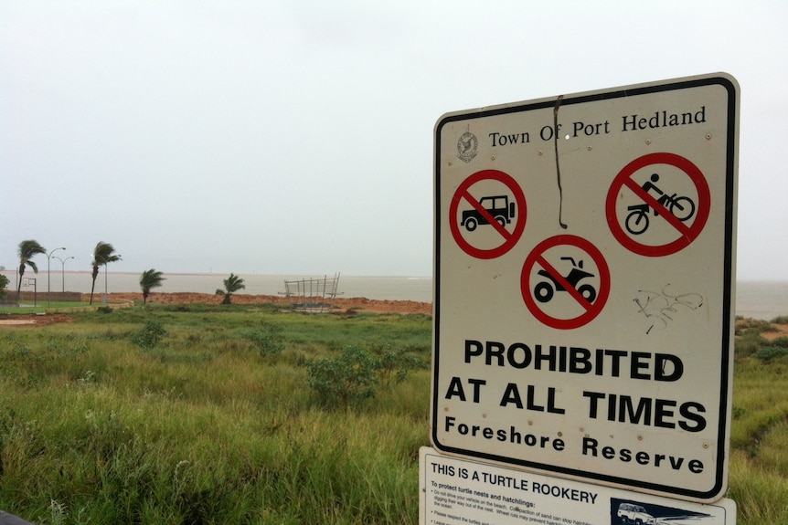 Port Hedland feels effect of Cyclone Lua