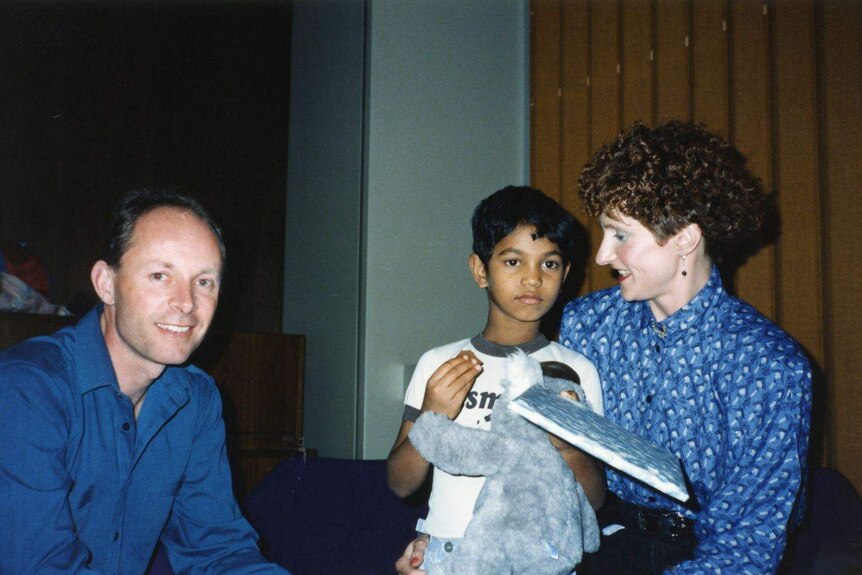 John and Sue Brierley with their adopted son Saroo.