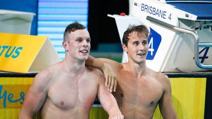 Cameron McEvoy and Kyle Chalmers