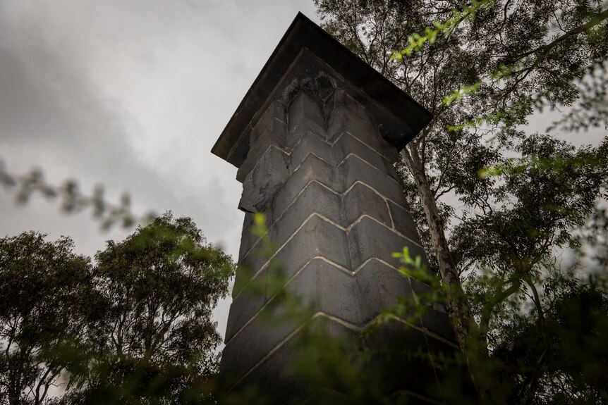 A large pillar.