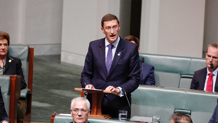 Liberal MP Julian Leeser makes his maiden speech to the Parliament, on September 14, 2016.