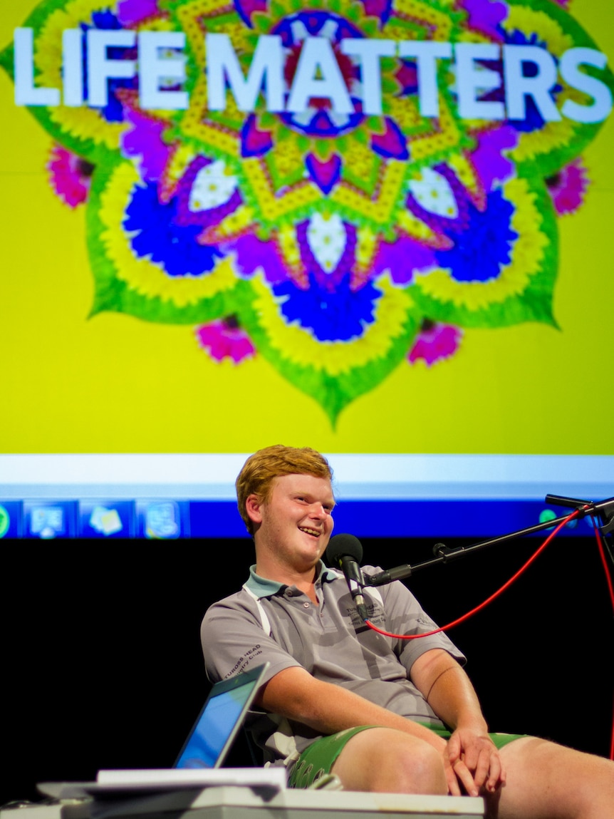 Michael James at Heywire 2018