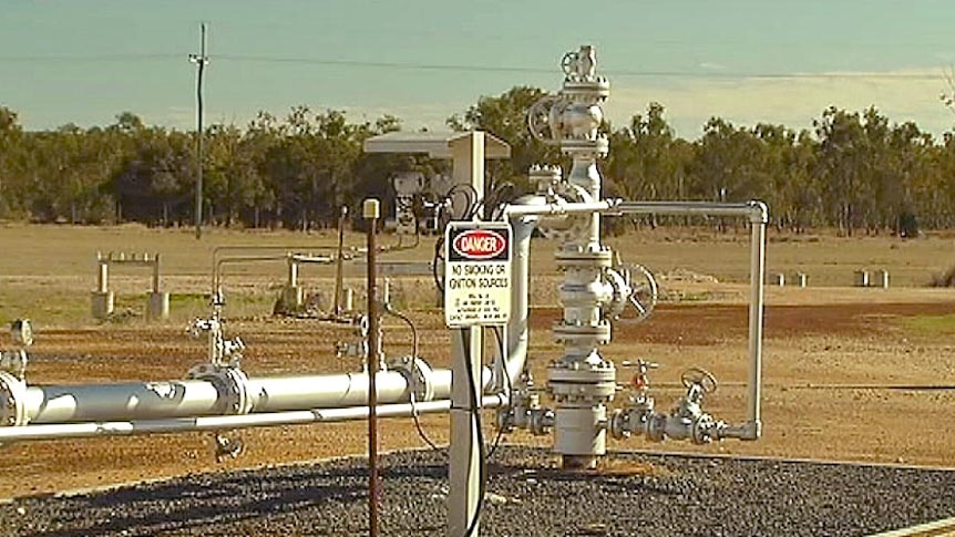 Equipment at Linc Energy experimental underground coal gasification plant