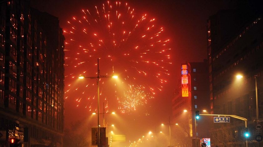 Chinese New Year fireworks