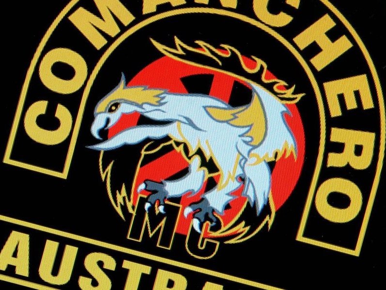 Logo of the Comancheros Motorcycle Club Australia