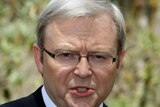 Kevin Rudd is pressuring the Senate to pass the Budget without major changes.